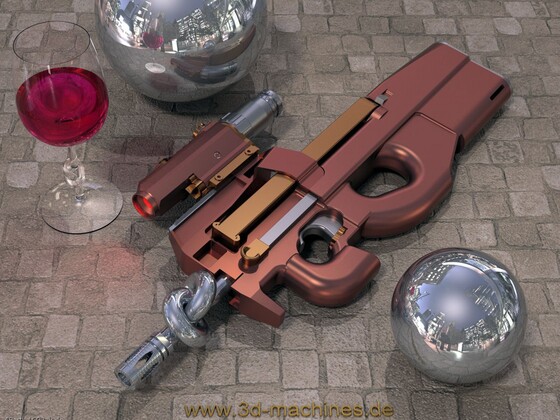 FN-P90 Red Wine Edition