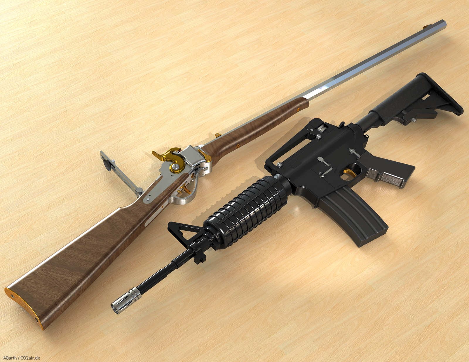 Sharps Rifle meets M4A1