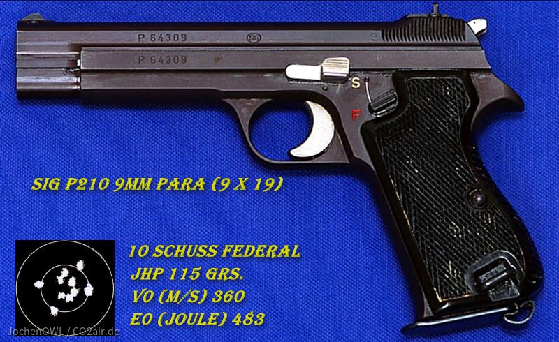 SIG P210 9mm Para / 9 x 19mm