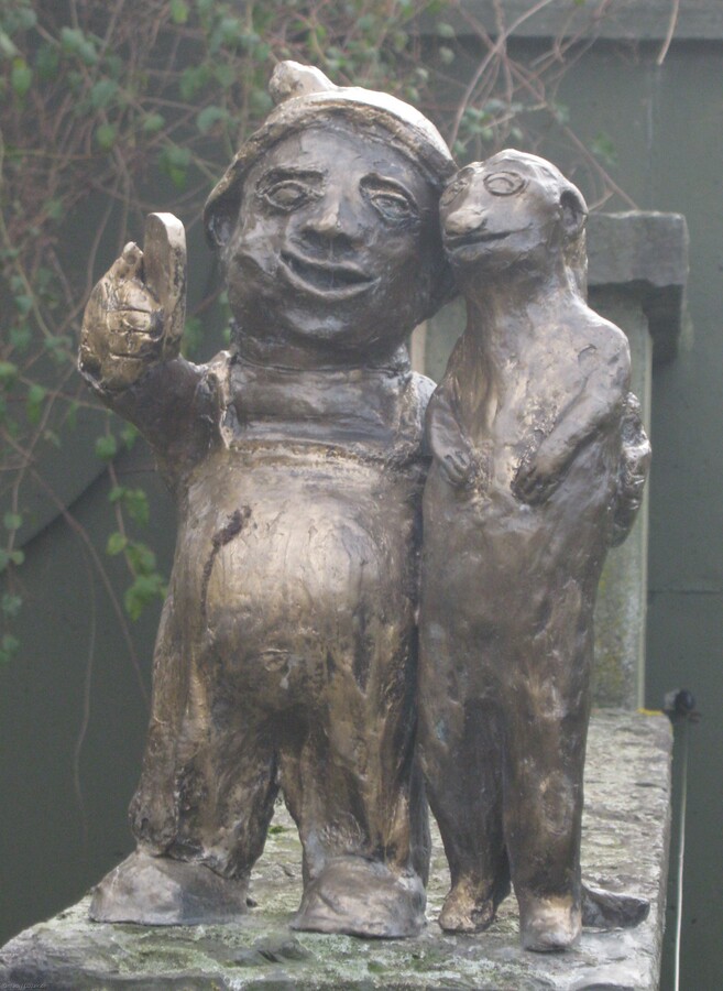 Bronceskulptur im Kölner Zoo