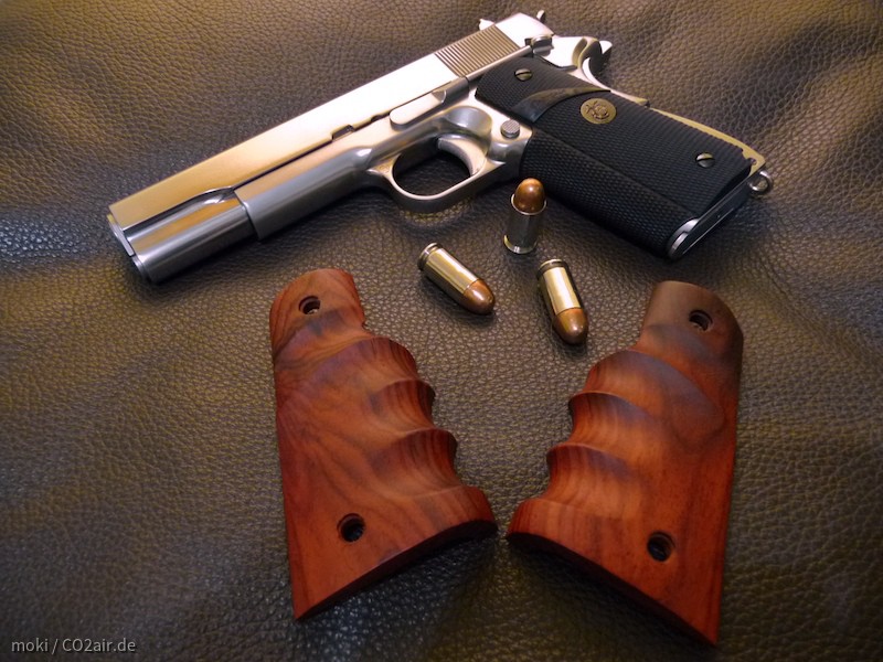 WE 1911 GBB Stainless Look