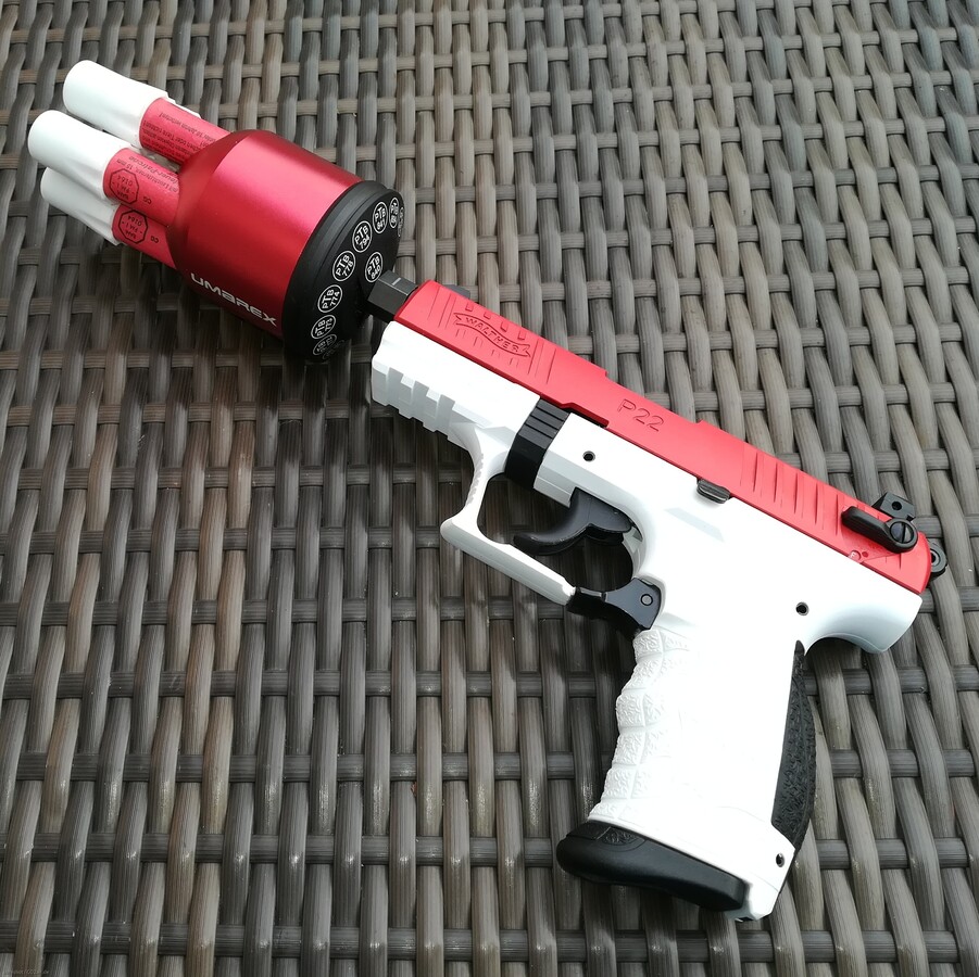 Walther P 22 Q Team Edition weiß-rot