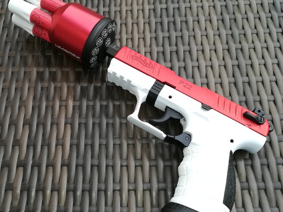 Walther P 22 Q Team Edition weiß-rot