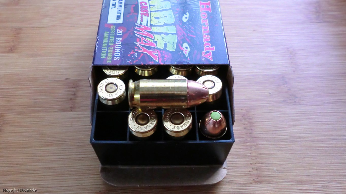 Zombiemunition in 45 ACP