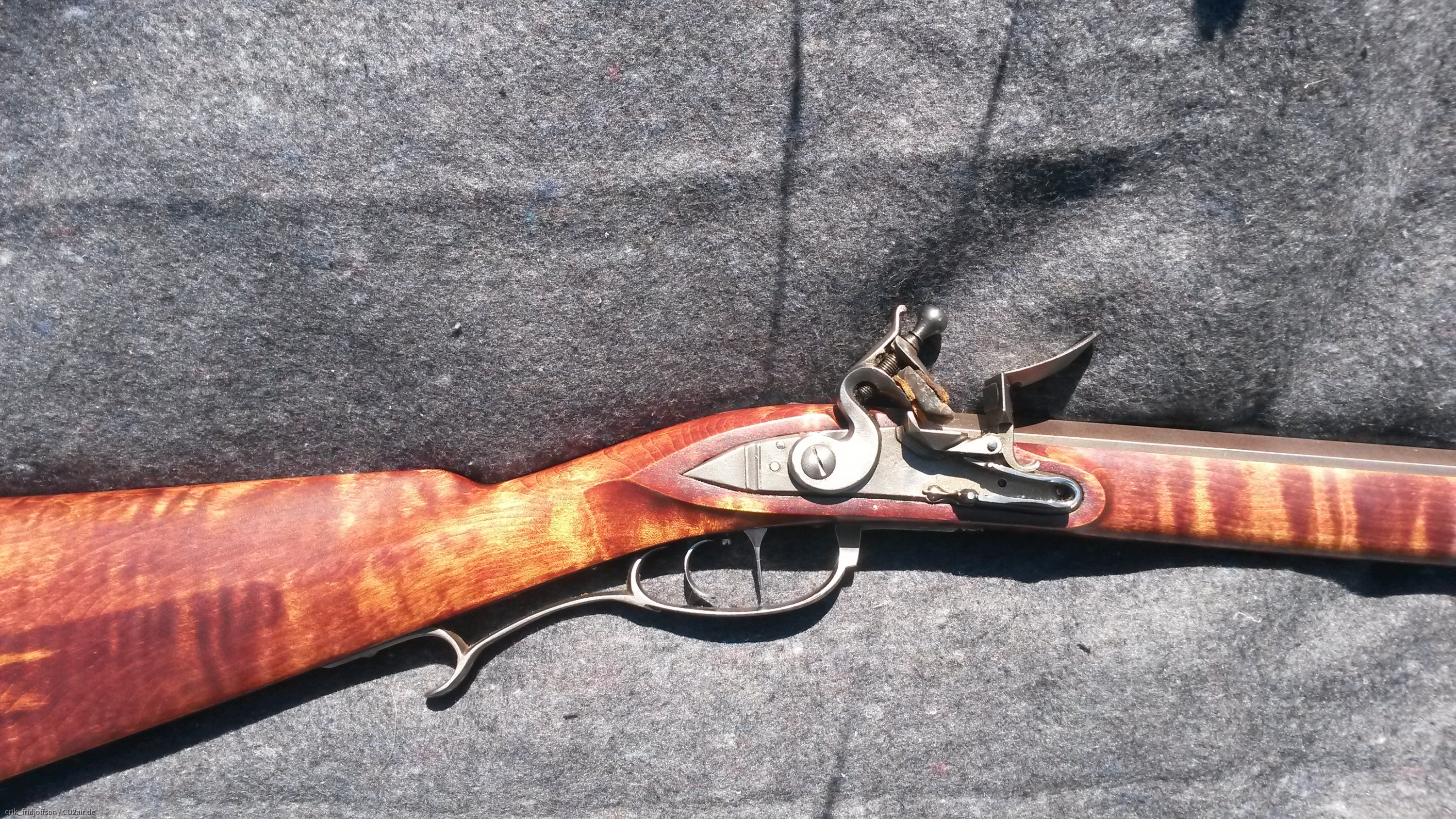 Steinschloß Custom Rifle von Brian Turner gefertigt kal. .50