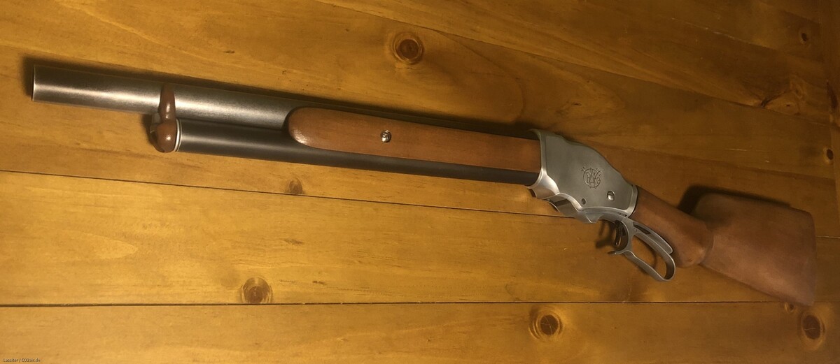 S&T M1887 "Sawed Off" Shell Ejection NBB Shotgun, Echtholz Version -lang- (frei ab 18 J.) Umbau