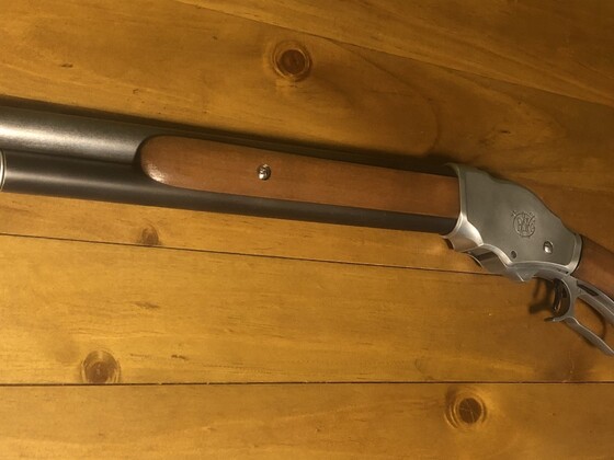 S&T M1887 "Sawed Off" Shell Ejection NBB Shotgun, Echtholz Version -lang- (frei ab 18 J.) Umbau