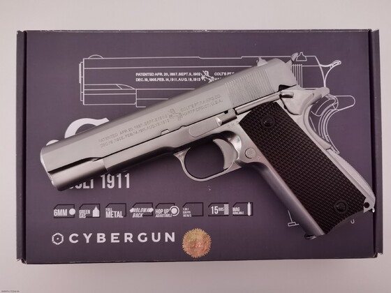 AW Custom Colt M1911 A1, GBB, 6mm BB