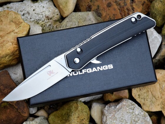 Wolfgang`s Zweihandmesser D2 Stahl Messer EDC Klappmesser