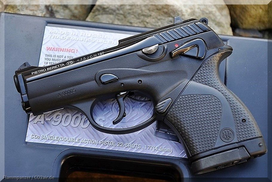 Anics Beretta 9000 4,5mm Diabolo CO2 Pistole NBB