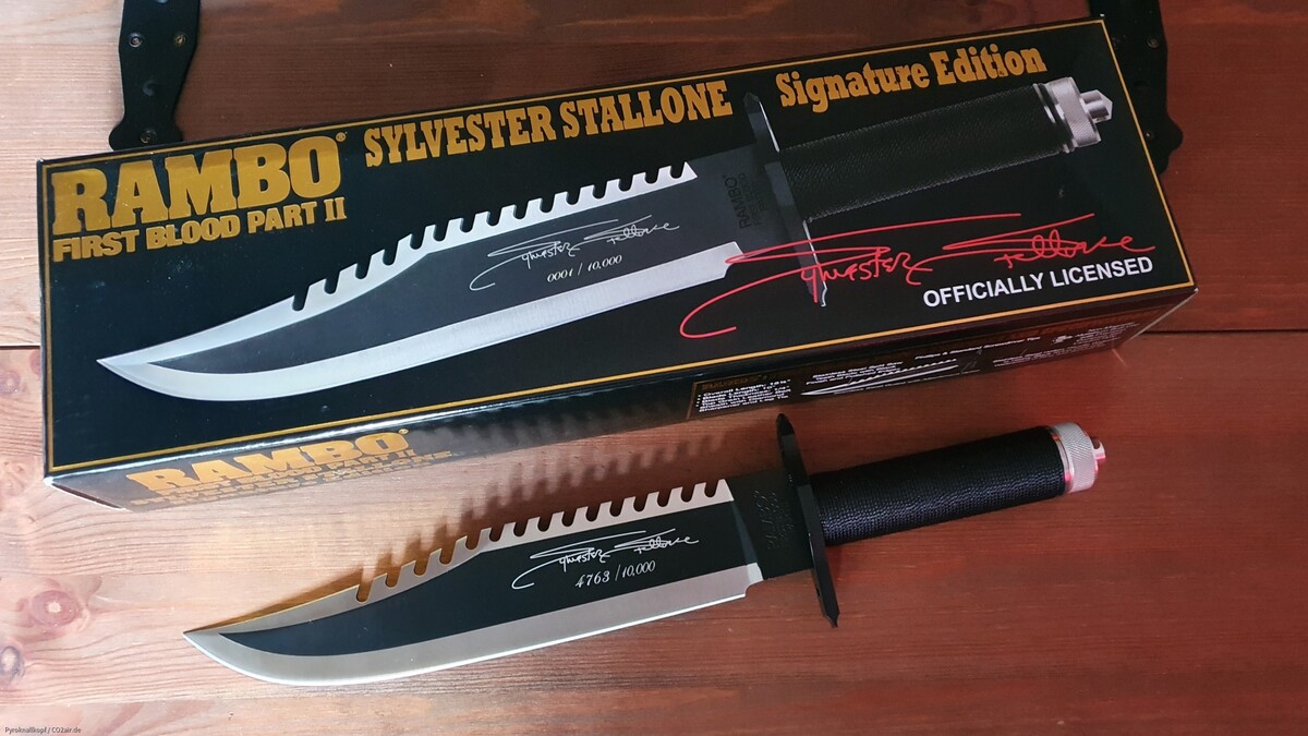 Rambo First Blood II Sylvester Stallone Signature Edition