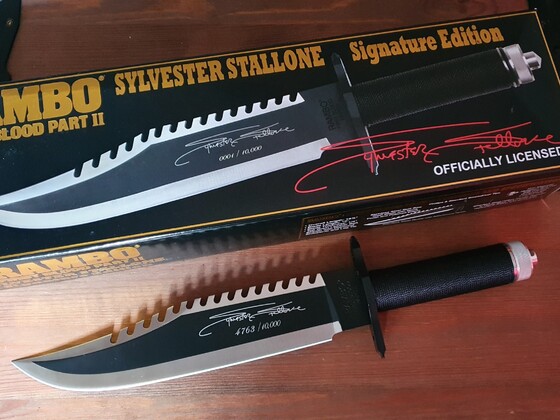 Rambo First Blood II Sylvester Stallone Signature Edition