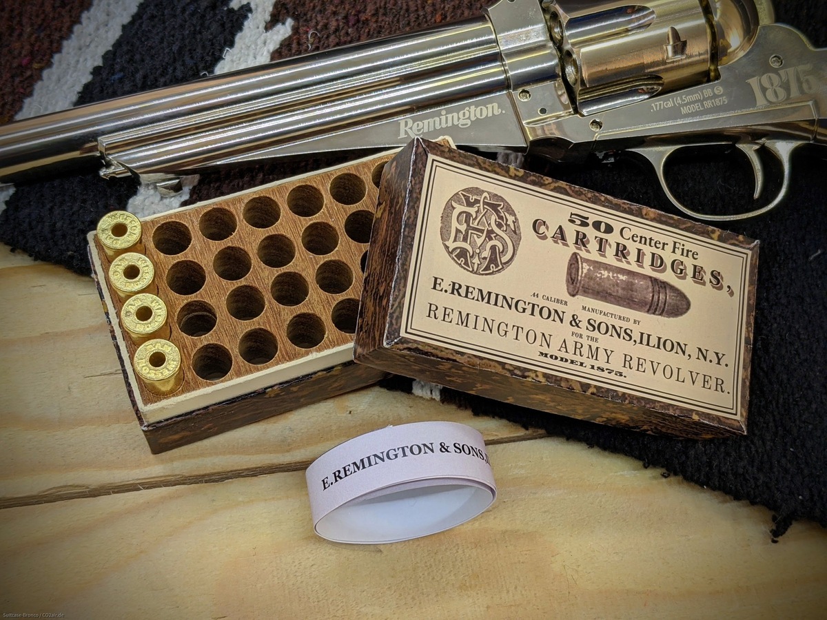 Ladehülsen: Schachtel für den Remington