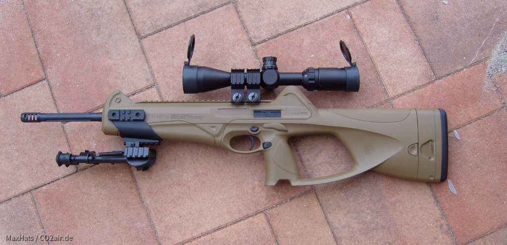 Umarex Beretta CX 4 Commando mit Walther Bipod und Walther 3-9x44 Sniper + Walther Adapter