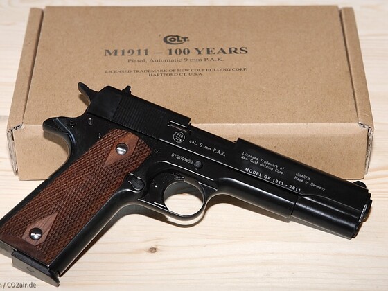 Colt 1911 100 Years Limited Edition  9mm P.A.K
