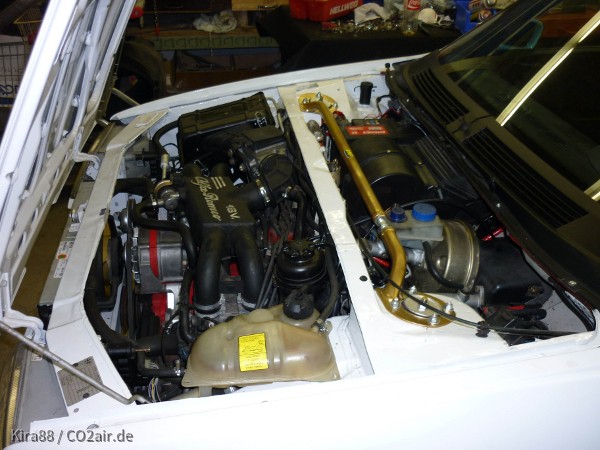 Aktuell Alfa 33 1.7 16V weiß Motor nach Überarbeitung