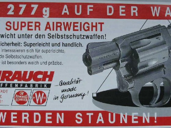 erste Werbung für den Arminius HW 88 SUPER Airweight von 1995